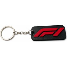 Major Hobi F1 Logo Anahtarlık  3D Baskı Formula Yarış Temalı Dekoratif Anahtarlık - 10 Adet