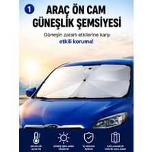 PratikBir Araç Içi Şemsiye Güneşlik - 140CMX80CM