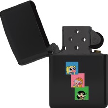 UltraMint Powerpuff Girls Siyah Çakmak, Renkli ve Eğlenceli Tasarım