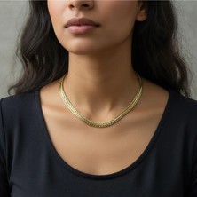 Uzun Zincir 60 cm Xuping 14K Kolye