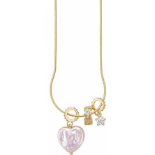 3 Lü Charm Model Çelik Kolye