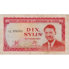 Banknoting Gine 10 Sylis 1980 Ççt(-)
