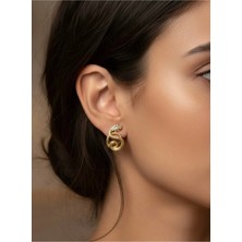 Xuping 14K Yılan Model Küpe