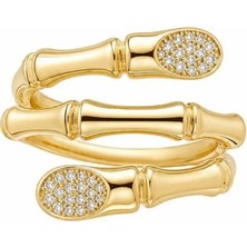 Xuping 14K 3 Sıra Yılan Model Yüzük