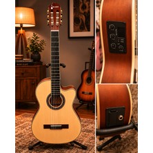 Valares QAG2317 Profesyonel Seri 40” Elektro Akustik Gitar Sunburst Full Set Hediyeli