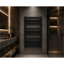 Termorad Alüminyum Mat Siyah 50X100 Petsa Slim Havlupan
