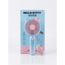 Bufs Hello Kitty Incili Bileklik Hediyeli Taşınabilir Şarj Edilebilir El Fanı