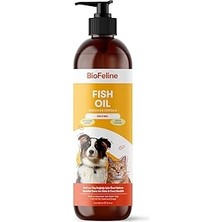 Uravas Store Biofeline Fish Oil ve 3 ve 6 Içerikli Balık Yağı ve Kedi ve Köpekler Için Tüy ve Genel Sağlık Deste