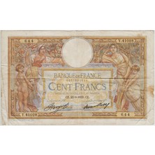 Banknoting Fransa 100 Frank 1933 Çok Temiz(-)
