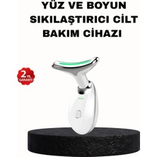 Ems Mikro Akım Yüz ve Boyun Sıkılaştırıcı Cihaz 7000 Vpm Titreşim Isı Terapili