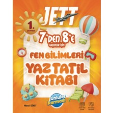 Ünlüler Karması Jett 7'den 8'e Geçenler Için Fen Bilimleri Yaz Tatil Kitabı