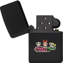 UltraMint Powerpuff Girls Siyah Çakmak, Renkli ve Şık Tasarım, Trendy Aksesuar