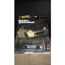 Hot Wheels Premium Nissan 370Z Ölçekli Metalik Gümüş Renkli Koleksiyonluk Araç