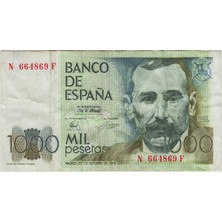 Banknoting Ispanya 1000 Peseta 1979 Çok Temiz+