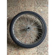 TeknoKapsül Seyyar Tezgah Araba Tekerleği 65 cm - Telli Jant (Jant Boyu:50 Cm)