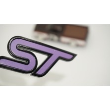 Dk Tuning St Logo Bagaj Siyah Eflatun Abs Logo Arma Ford Ile Uyumlu