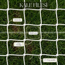 Güneybey File Kale Filesi | 3 x 2 Metre | Beyaz | 4 mm Ip, 12X12 cm Göz Açıklığı