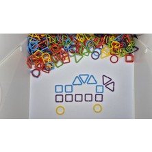 Sensoria TR Geometrik Şekiller Seti - 360 Parça + 20 Adet Hediye Kartı (Poşetli)
