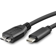 Skygo Type-C To Micro-B 3.0 Harddisk Kablosu 60 cm - Siyah HDX1062