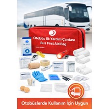 Doğal Eczane Otobüs Ilk Yardım Çantası Tüvtürk Muayene Uyumlu Trafik Yönetmeliğine Uygun 35 Parça