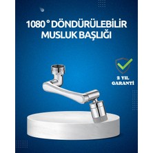 Eco Lounge Dönen Musluk Başlığı 1080 Derece Ayarlanabilir Filtreli Sprey Uç