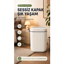 AyrStore Buğz Çöp Kovası Otomatik Kapak