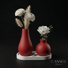 Canseb Elegance 3lü Premium Avangard Vazo Seti