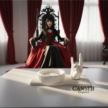 Canseb Elegance 3'lü Gothic Decor Duo Set Premium Set - Dekoratif Set - Pinterest - Bohem - Iskandinav Tarzı - Vazo - Dekoratif Vazo - Obje - Biblo - Heykel - Hediyelik - Dekor Obje