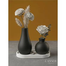 Canseb Elegance 3lü Premium Avangard Vazo Seti