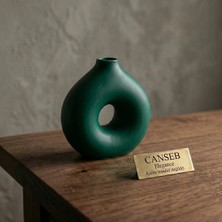 Canseb Elegance Premium - 14CM - Dekoratif Beton Vazo - Avangard - Lüks Tasarım - Özenli Işçilik