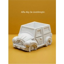 Canseb Elegance 9cm Klasik Araba Saksı & Kalemlik Dekoratif Obje