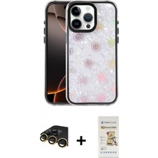 Pileli Store Pilelistore™ iPhone 14 Pro Max Kılıf Odak Prime - Siyah Mat Seramik Nano Ekran Koruyucu + Raze Metal Kamera Lens - Gd