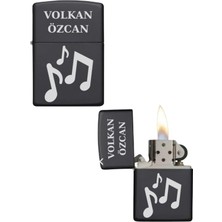 UltraMint Kişiye Özel Müzik Desenli Metal Çakmak, Şık ve Kullanışlı Tasarım
