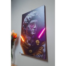 Eker Reklam Ajansı Neon Led'li Modern Sanat Tablosu | Işıklı Vinil Duvar Dekoru