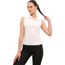 Kinetix Wb Polo Yaka 10MDK212 5fx Ekru Kadın Atlet