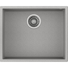 Teka SQUARE 50.40 TG Stone Grey Tezgahaltı Granit Eviye Gri 50 cm Dayanıklı Yüzey