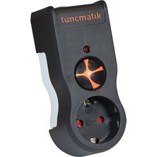 Tuncmatik Tunçmatik Enerji Koruma Prizi 1'li Siyah 525 JOULE Yerli Üretim Bebek Koruma Özellikli (TSK5079)