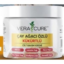 Vera Cure Çay Ağacı Özlü Kükürtlü Krem 150 ML Mantar, Egzema, Kaşıntı İçin Unisex Cilt Bakım