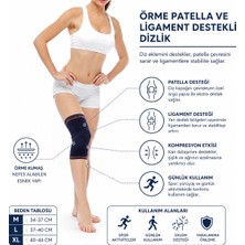 Örme Patella ve Ligament Destekli Dizlik