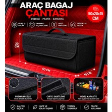 Araba Bagaj Organizer Araç Bagaj Çantası Alet Eşya Düzenleyici Cepli Çanta Oto