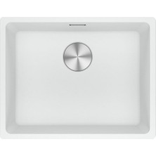 Franke Bianco Tezgah Altı Maris Granit Eviye 553 x 433 mm Beyaz Renkli Modern Tasarım