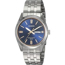 Casio MTP-1335D-2A2VDF Kol Saati Erkek Suya Dayanıklı Çelik Kordonlu Takvimli Gri Kasa