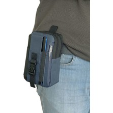 Lederax Ttk08 Taktik Bel Ve Kemer Çantası Su Geçirmez Lacivert 3 Bölmeli Ergonomik Tasarım