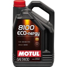 Motul 8100 Eco Nergy 5W-30 4 Litre Motor Yağı ACEA A3/B4 API SN/CF Viskozite ile Uzun Süreli Koruma