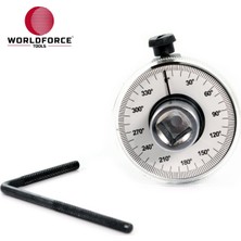 Worldforce 1/2" Tork Açı Ölçer Anahtarı Profesyonel Endüstriyel Kullanım İçin Dayanıklı Malzeme