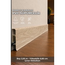 Agk Esquero Açılabilir Kapaklı Kablo Kanallı Pvc Süpürgelik 250 cm Suya, Neme ve Darbeye Dayanıklı, Çınar Meksikan, ESQ607