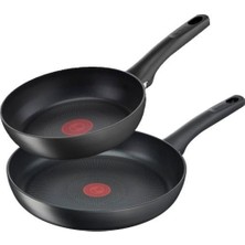Tefal G26890 Titanyum 3X Ultimate 2'li  Kızartma Tavası Seti 22/28 cm Siyah Yapışmaz Kaplama 2100119162