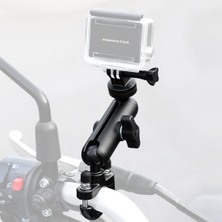Knmaster Gidona Monte 360° Ayarlanabilir Kamera Tutucu Aparat Yüksek Kaliteli Alüminyum Malzeme ile Tüm Aksiyon Kameralarla Uyumlu