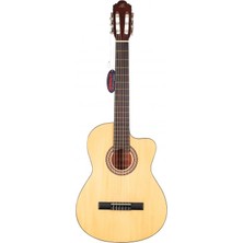 BARCELONA LC 3900 CNL Cutaway Doğal Klasik Gitar 4/4 Tam Boy Ihlamur Ağacı Özellikleriyle