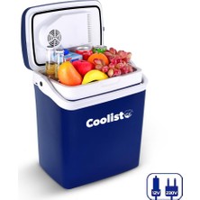 Coolist CLT18 18 Litre Oto Buzdolabı 12V/220V AC/DC Taşınabilir Mavi Model